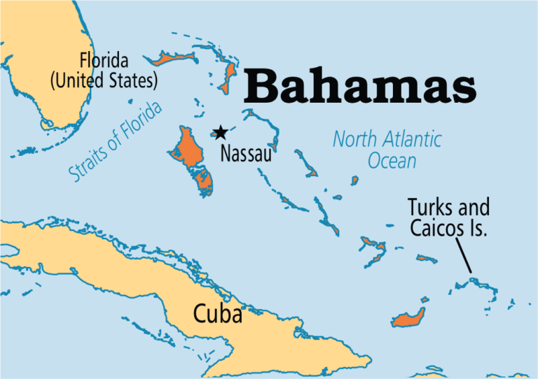 Bahamas Map 768x542 