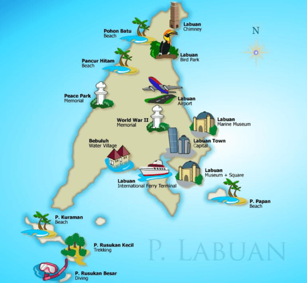 Labuan Map