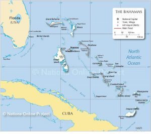 Bahamas map
