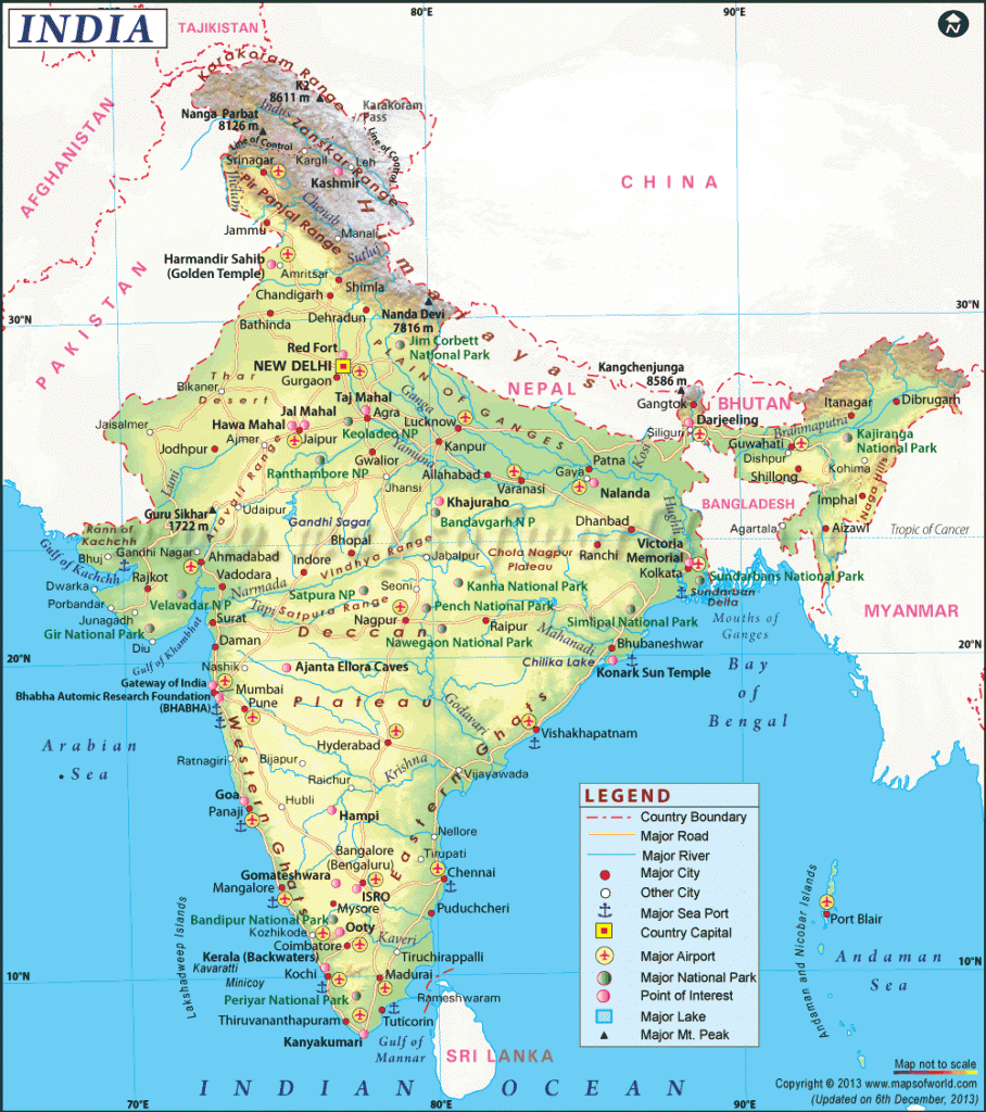 Map of India