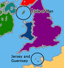 Jersey and Guernsey & The Isle of Man