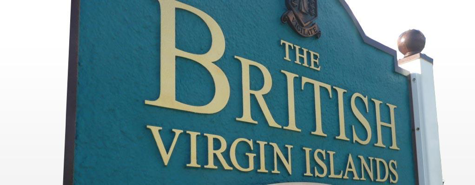 British Virgin Islands Sign