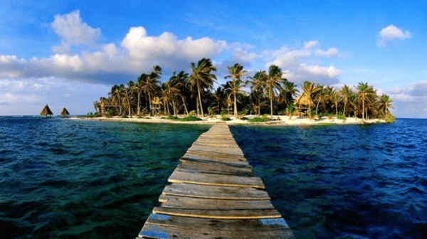 Beach in Belize