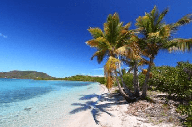 Beach in BVI