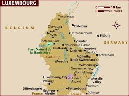 Luxembourg Map