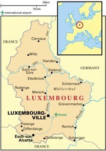 Luxembourg Map