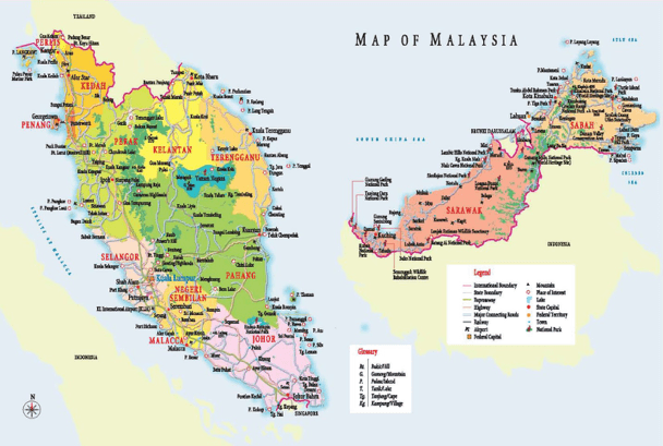 Malaysian Map