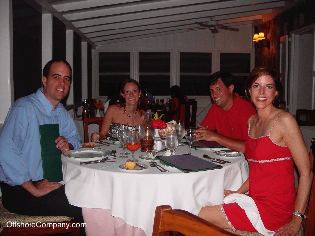 Dining in Nevis