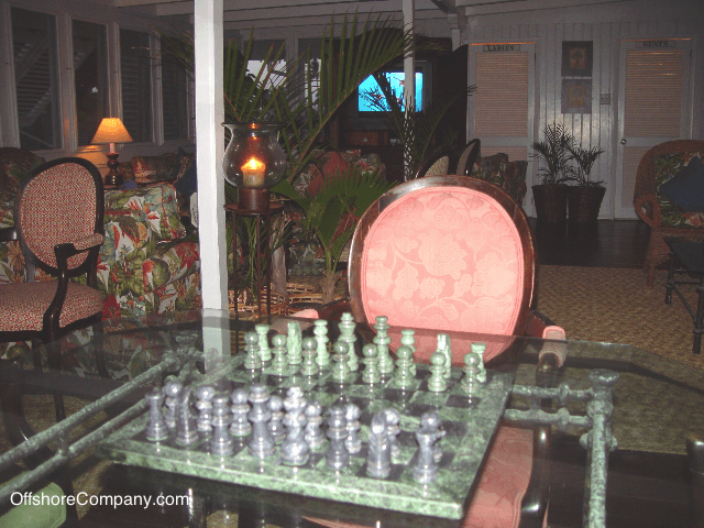 Chess in Nevis Lobby