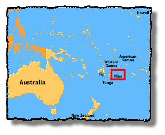 Perspective Map of Niue