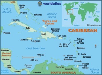 Turks and Caicos Map