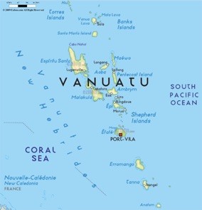 Vanuatu Map