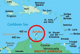 Aruba Map