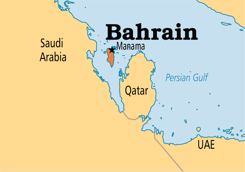 Bahrain map