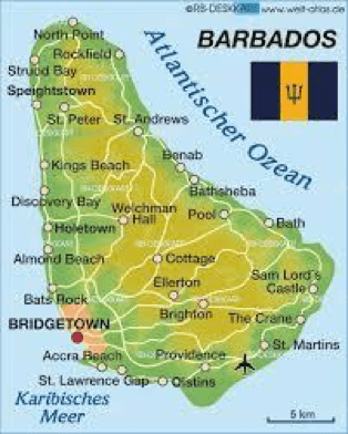 Barbados Map