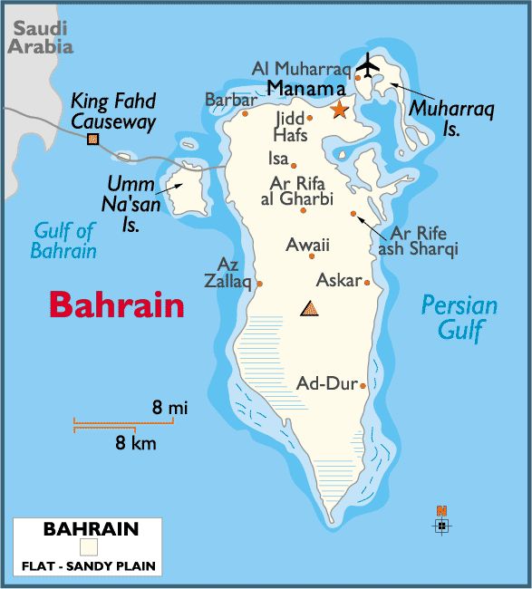 Bahrain Map