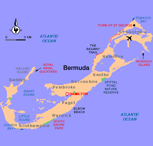 Map of Bermuda