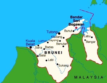 Brunei Map