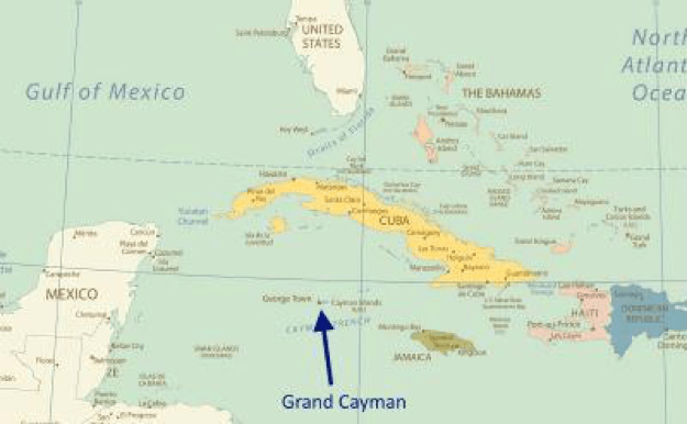 Cayman Islands Map