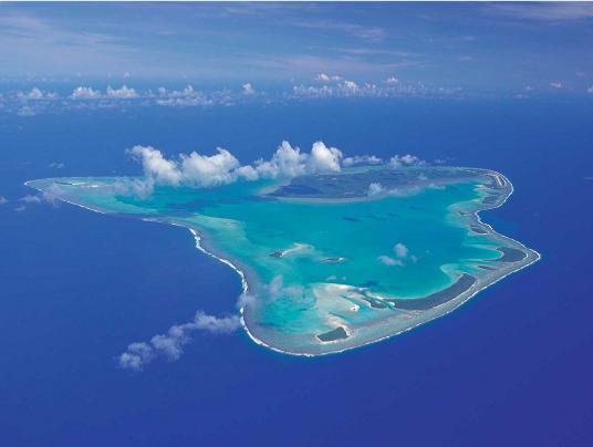 Cook Islands Aerial View
