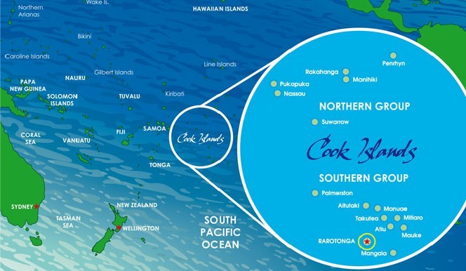 Cook Islands Map