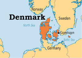 Map of Denmark