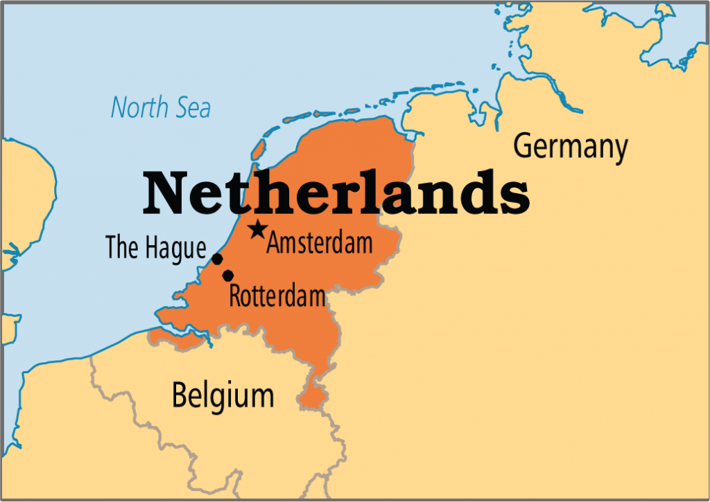 Map of The Netherlands