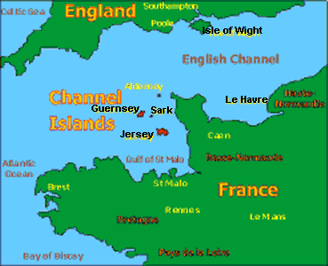 Map of Guernsey