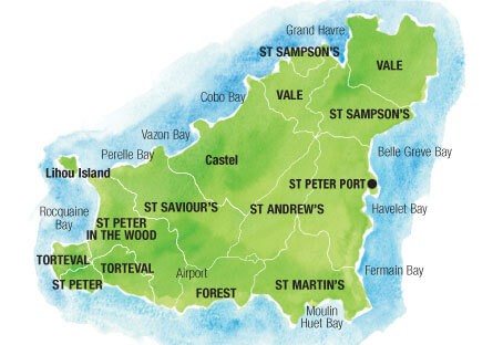 Guernsey Map