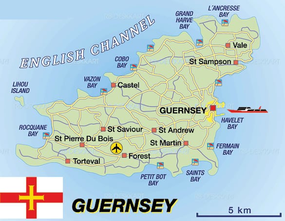 Guernsey Map