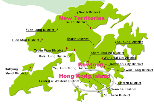 Hong Kong Map