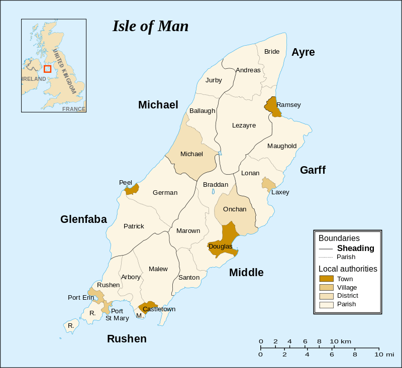 Isle of Man Map