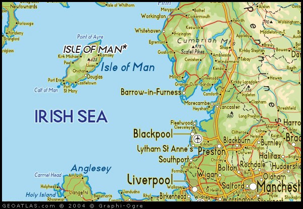 Isle of Man Map