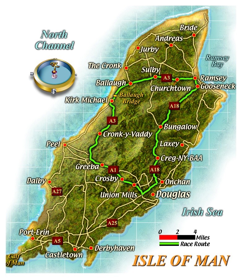 Isle of Man Map