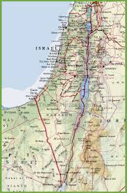 Map of Israel