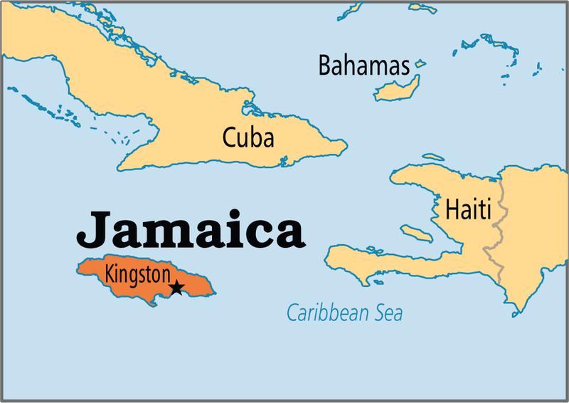 Map of Jamaica