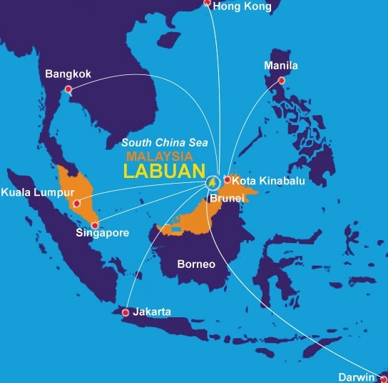 Map of Labuan