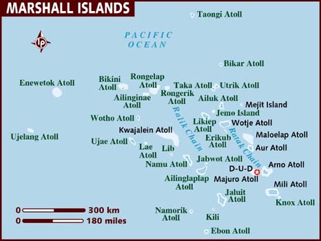 Marshall Islands map