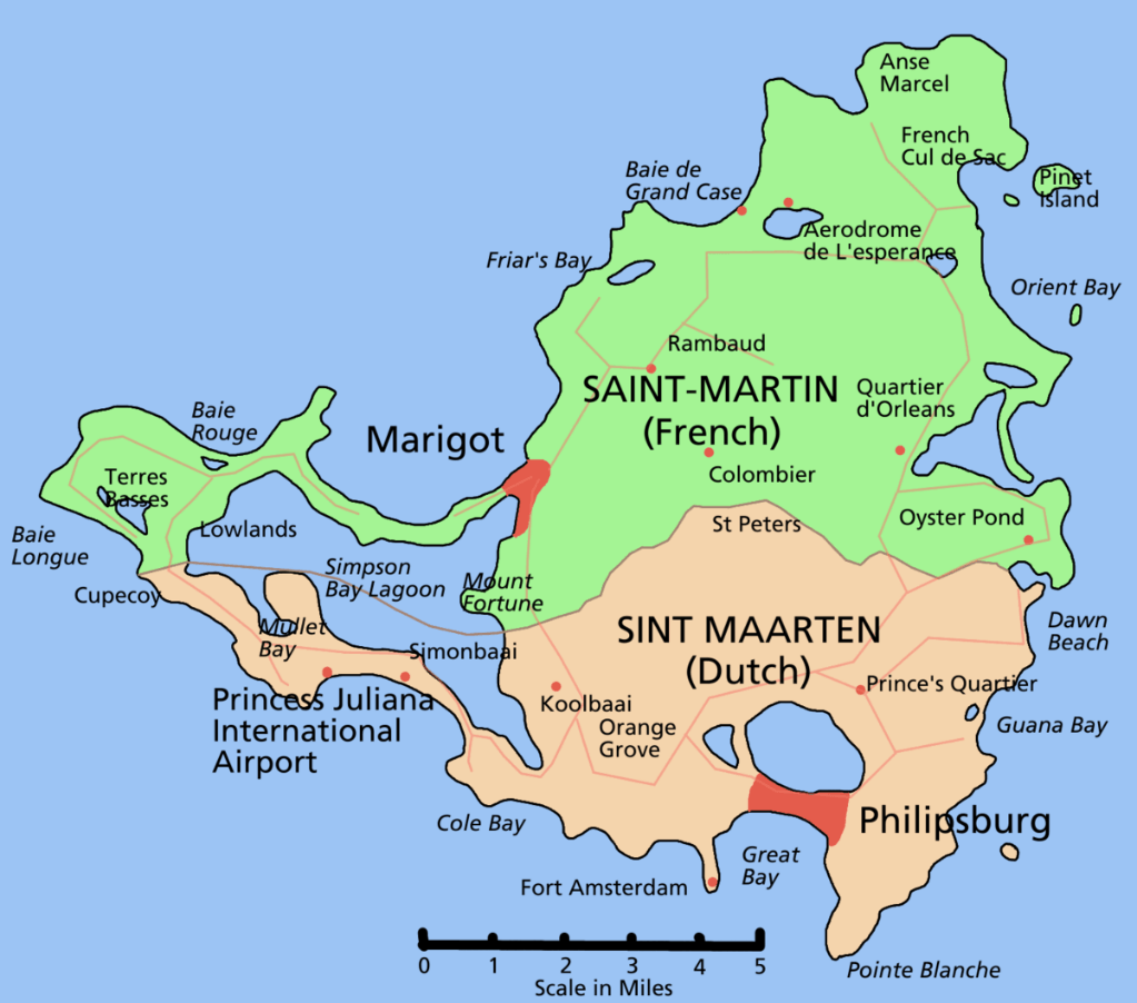 St. Maarten Map