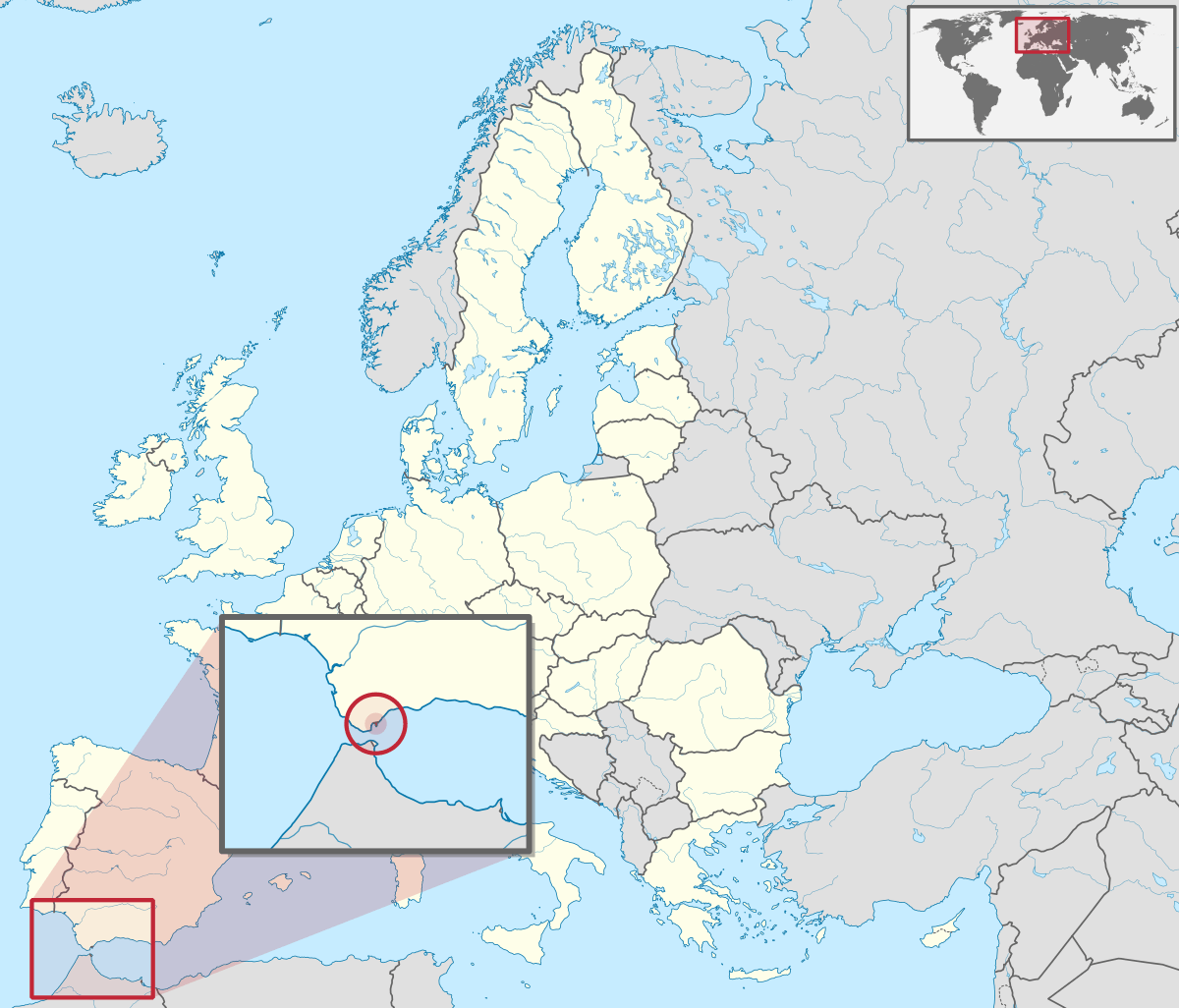 map of gibraltar