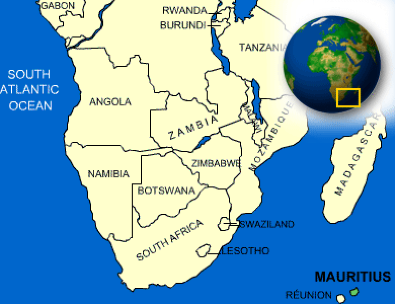 Mauritius Map