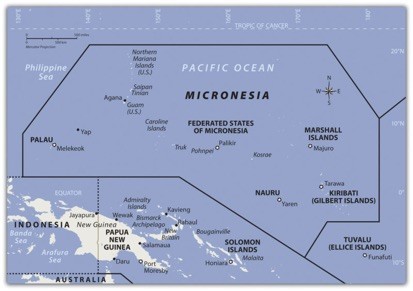 Micronesia map