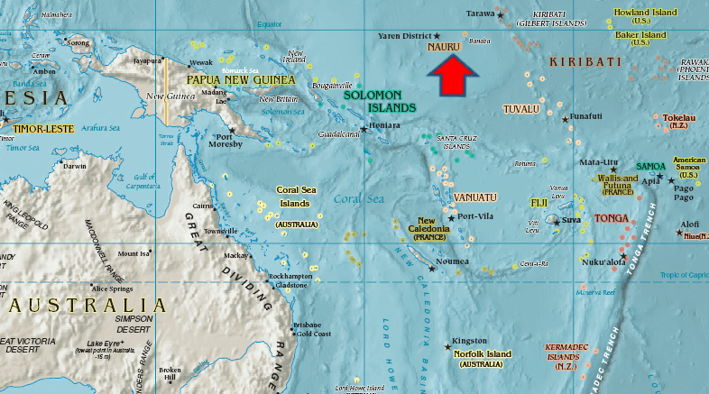 Nauru Location