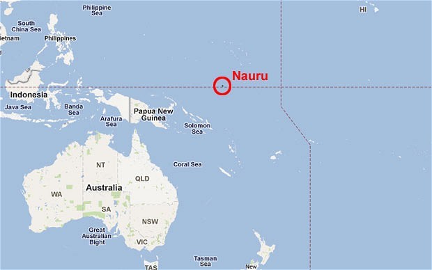 Nauru Map