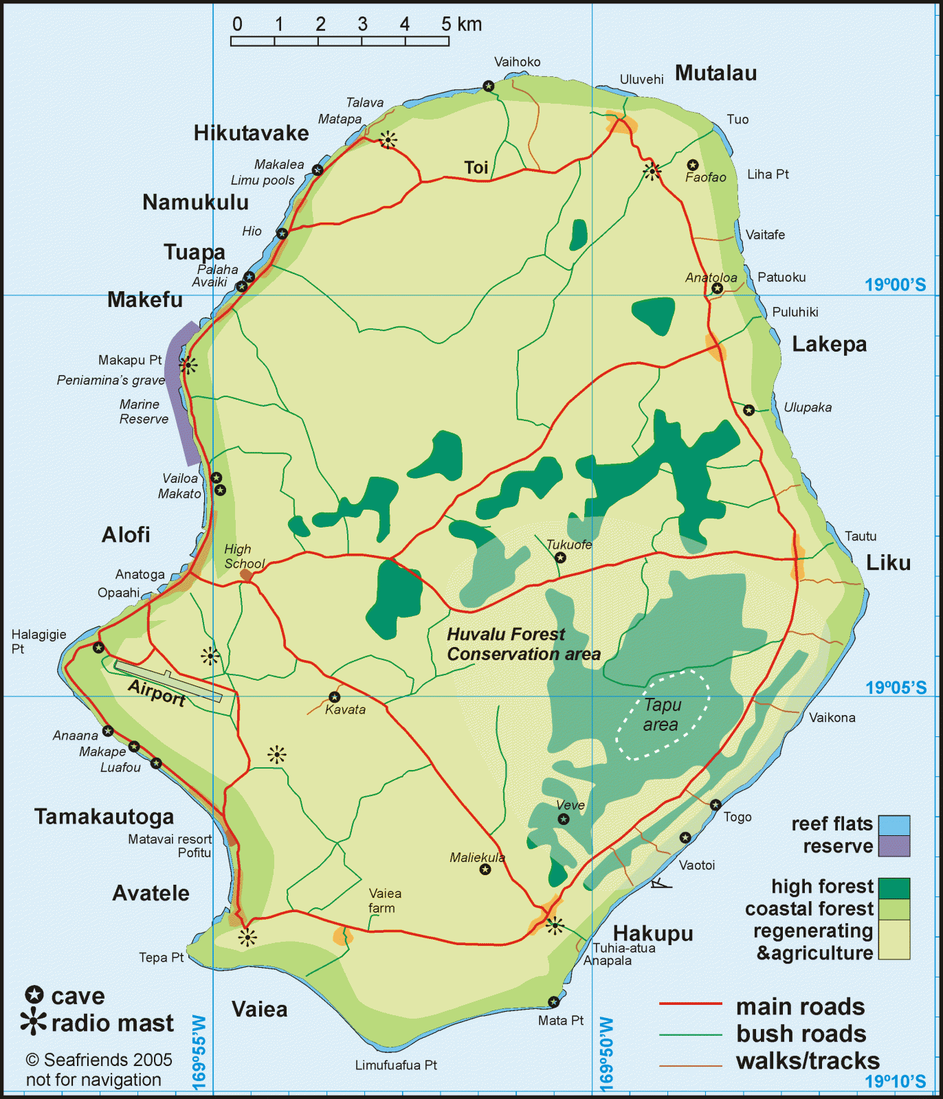 Niue Map