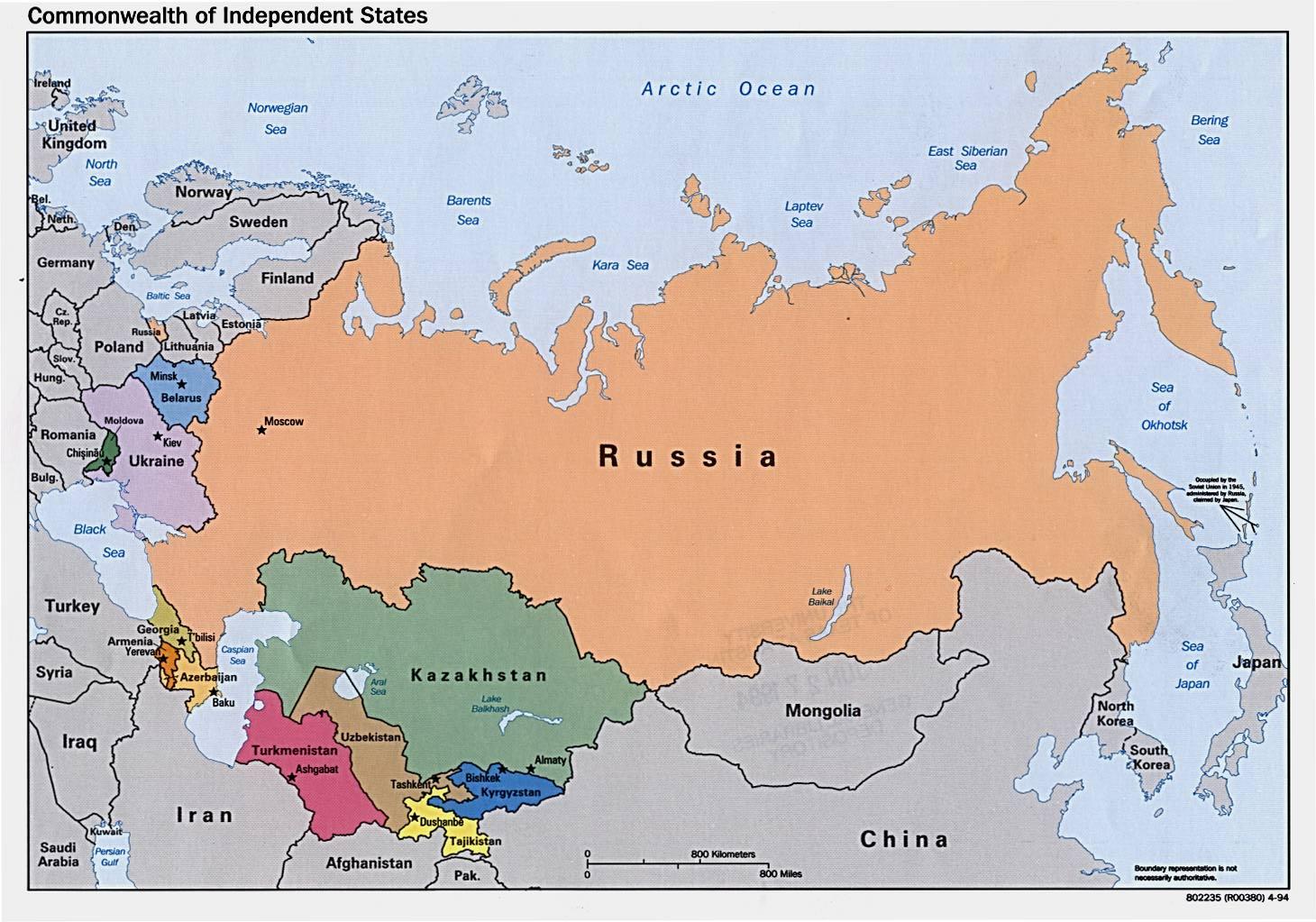 Map of Russia