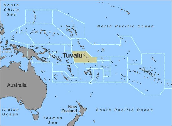 Tuvalu Map